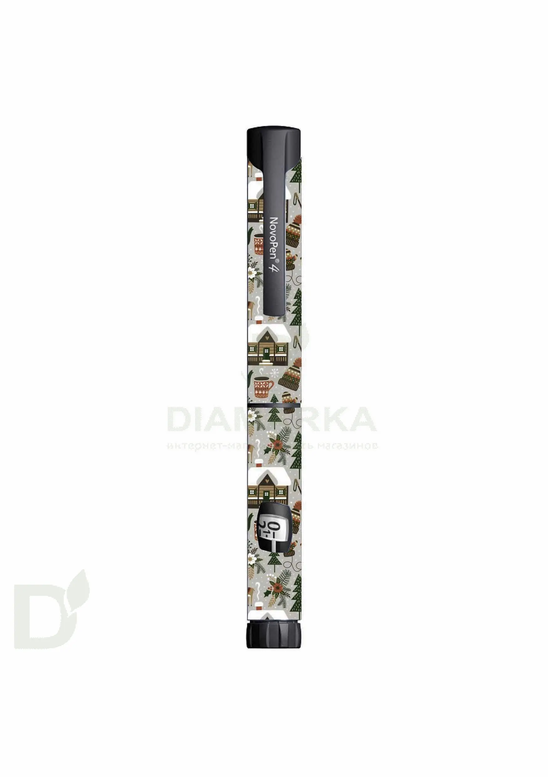 Наклейка на шприц-ручку НовопенЭХО и Новопен4