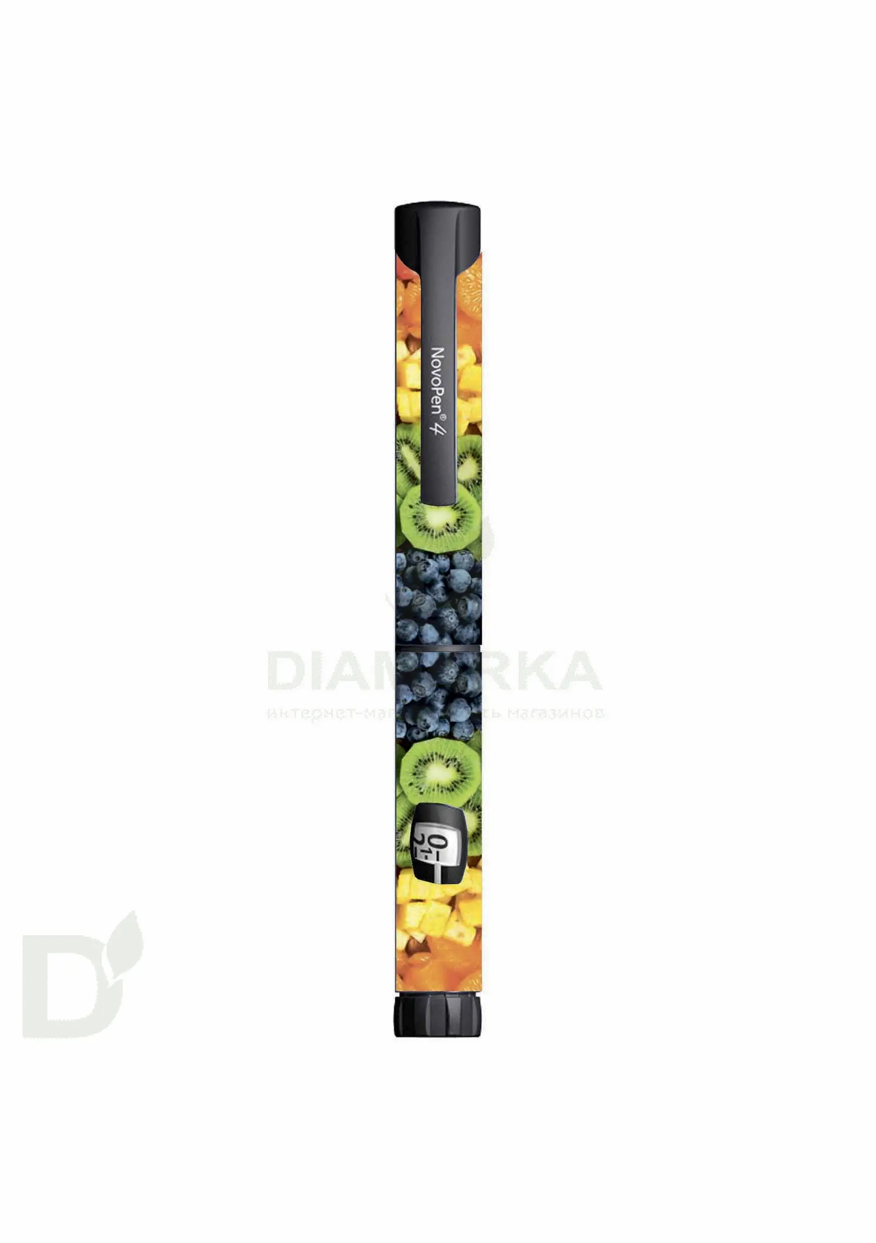 Наклейка на шприц-ручку НовопенЭХО и Новопен4