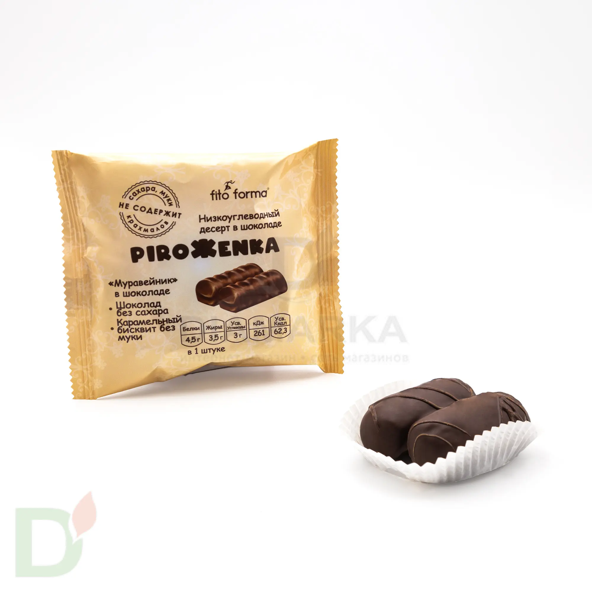 Пирожное низкоуглеводное "Пироженка" Муравейник 80г