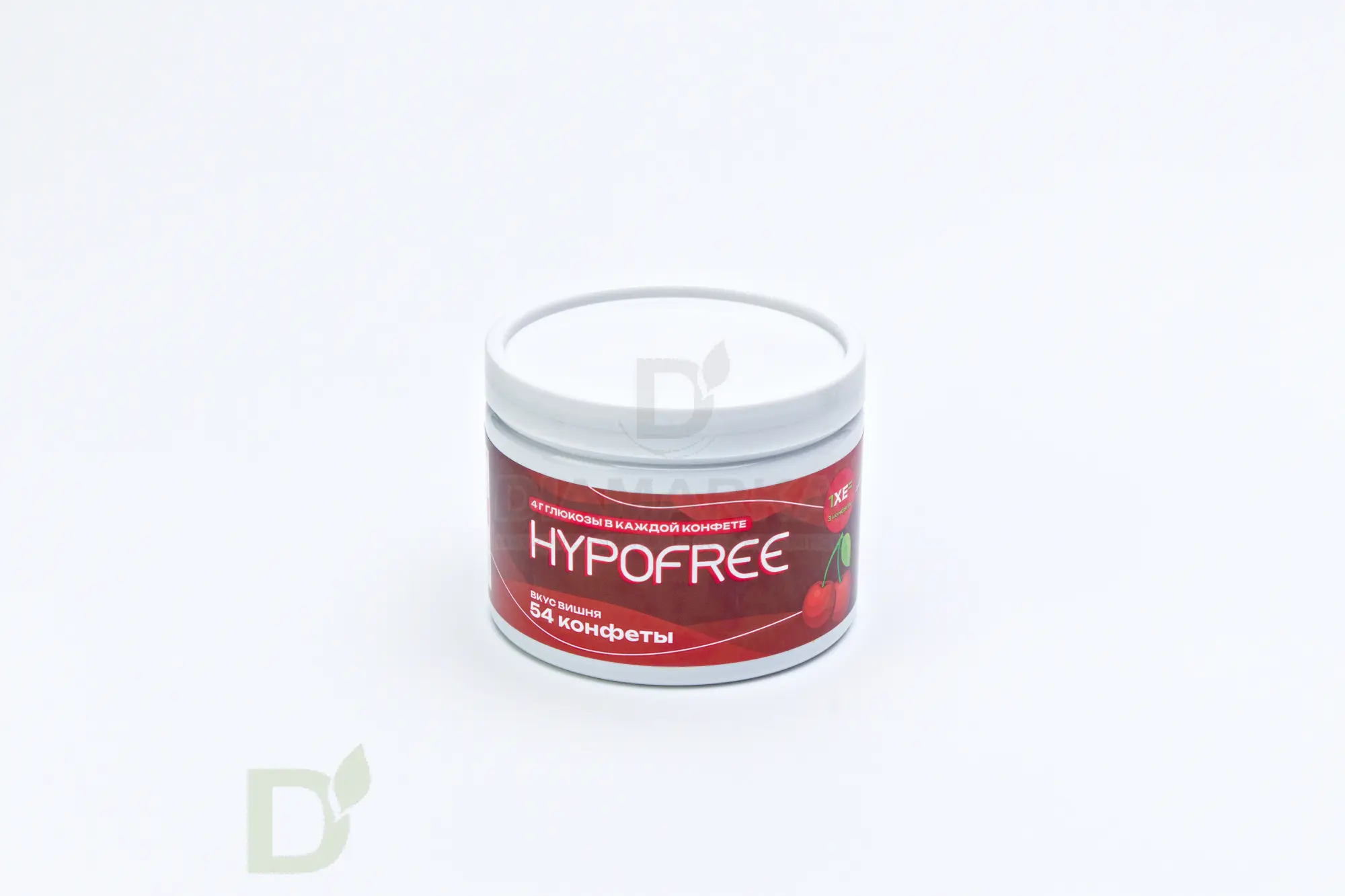 Конфеты таблетированные HYPOFREE 54 шт по 4 гр. Вишня