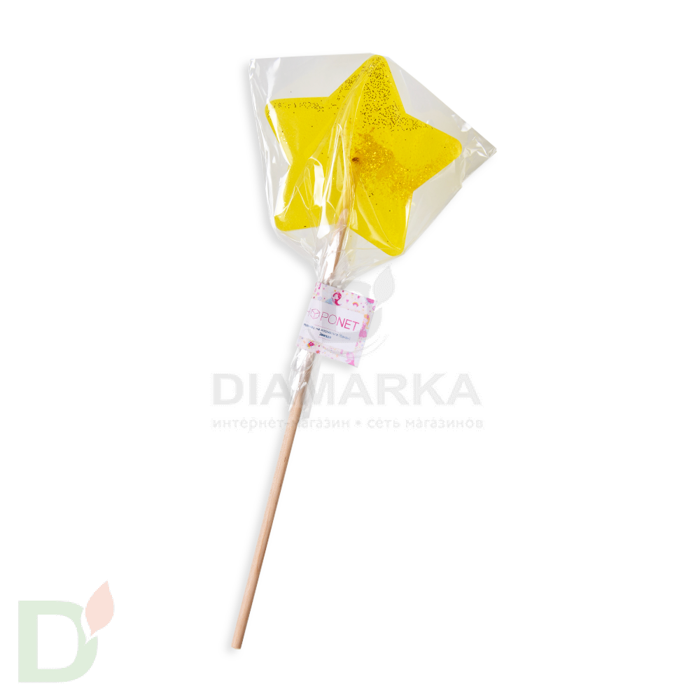 Леденец без сахара Звезда вкус Банан, 20гр.