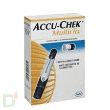Устройство для прокалывания пальца Акку-Чек Мультикликс +2 барабана по 6 ланцетов в каждом