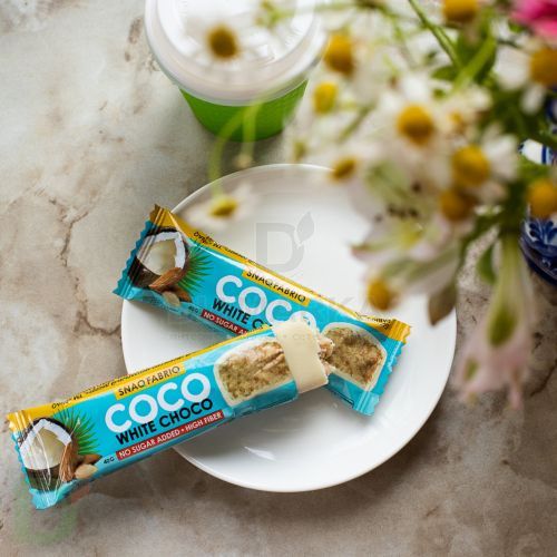 Батончик Snaq Fabriq глазированный Кокосово-миндальный десерт 40гр*