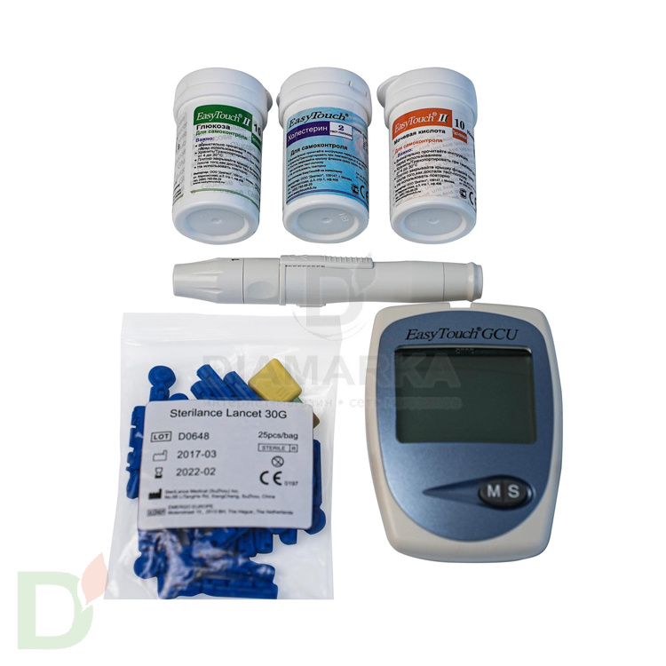 Биохимический анализатор ИзиТач (EasyTouch GCU) (глюкоза, холестерин и мочевая кислота в крови)