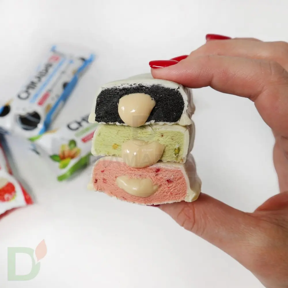 Батончик CHIKALAB глазированный с начинкой Хрустящее печенье 60гр.