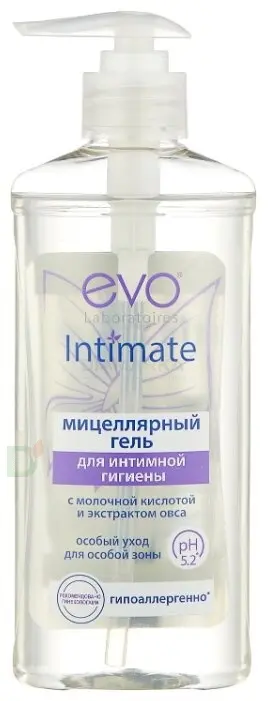 Гель мицеллярный д/интим гиг  ЭВО 275мл.