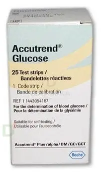 Тест-полоски Accutrend Глюкоза № 25