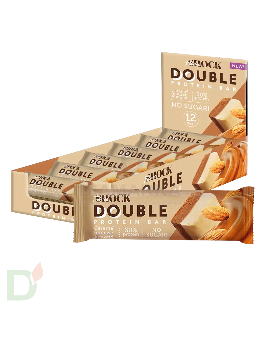 Батончик протеиновый FitnesShock Карамельный мусс с миндалем 40гр. в интернет-магазине