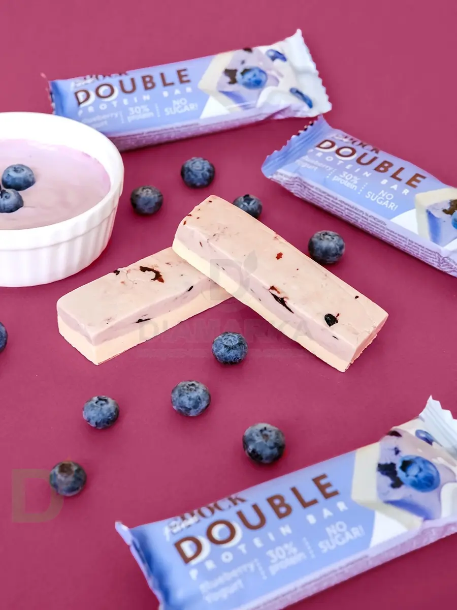 Батончик протеиновый FitnesShock Черничный йогурт 40гр. в интернет-магазине