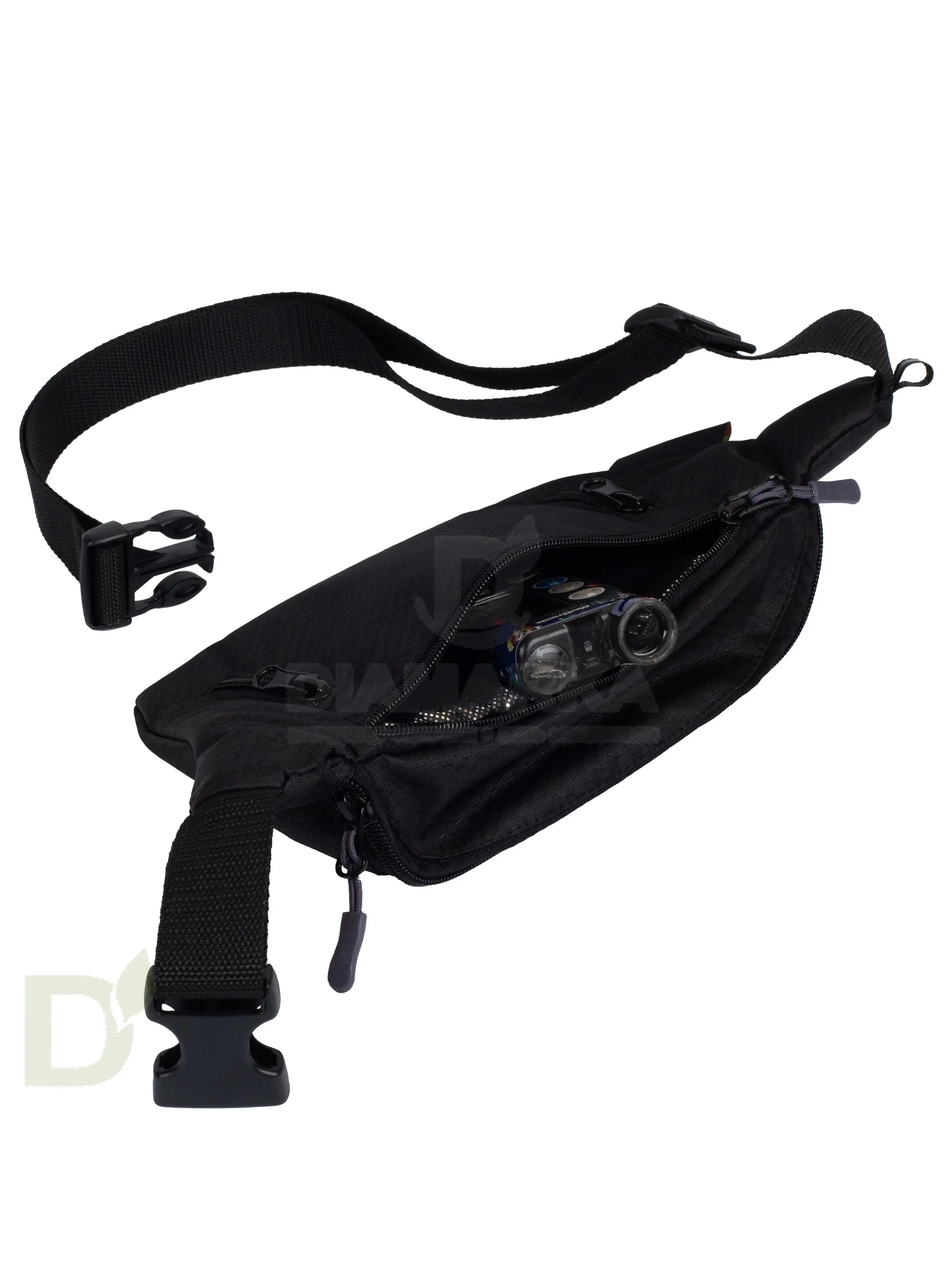 Сумка на пояс FREEPACK чёрная