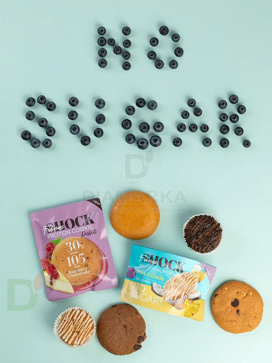 Печенье протеиновое FitnesShock Dessert Банановый брауни 35гр.