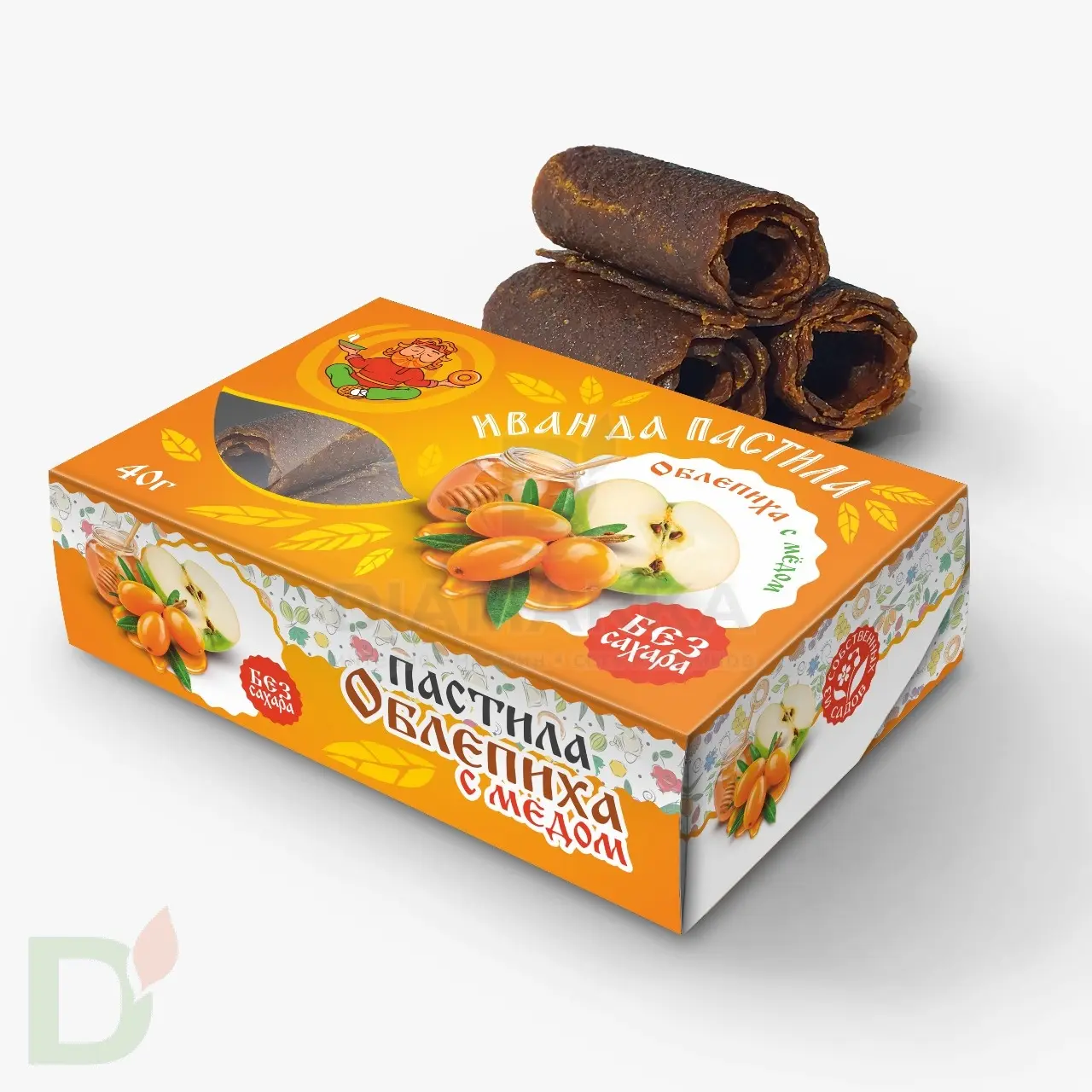 Пастила "Иван-Да" Облепиха с медом 40г