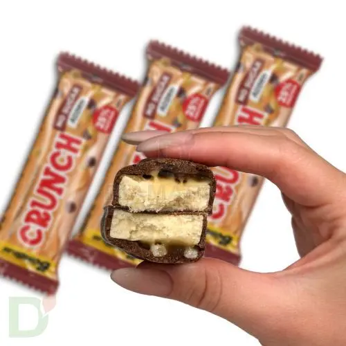 Батончик протеиновый BOMBBAR глазированный Кранч Ваниль Чизкейк 50гр.