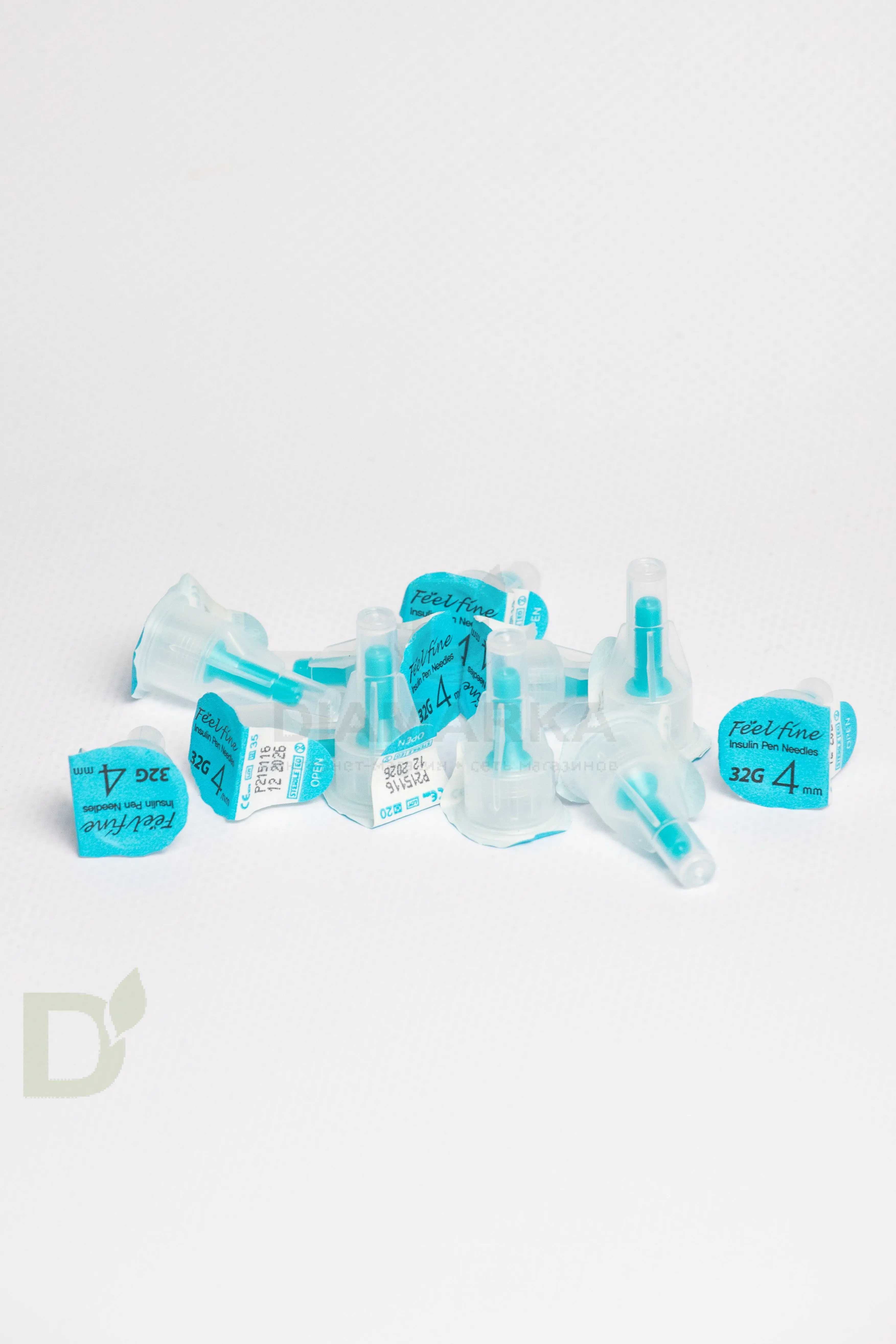 Иглы ФилФайн (FeelFine) 32G, длина 4 мм, 100 штук, для шприц ручек